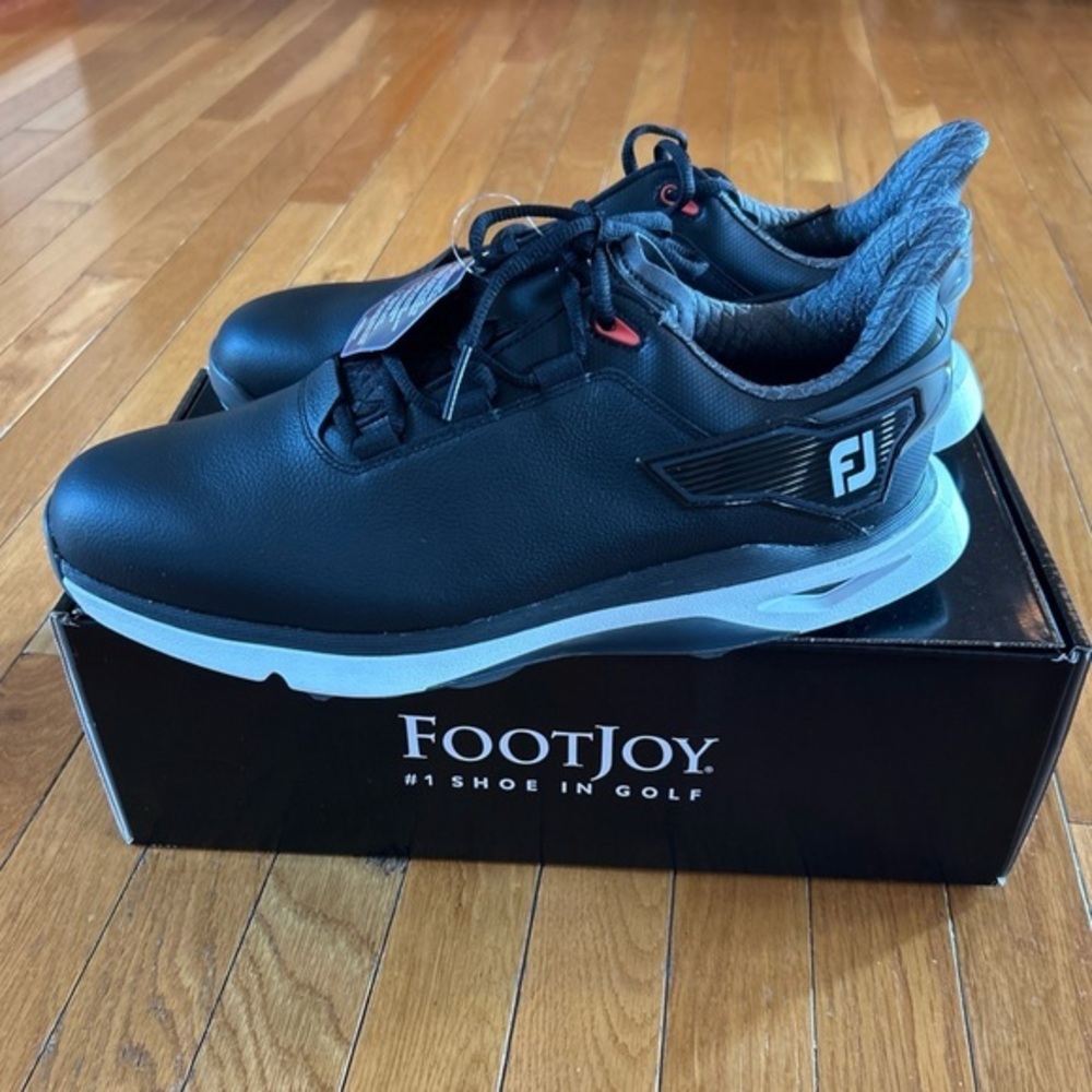 New NIB FootJoy Pro/SLX 56913 Black White Golf Tennis Shoes Men's Size 11.5 M